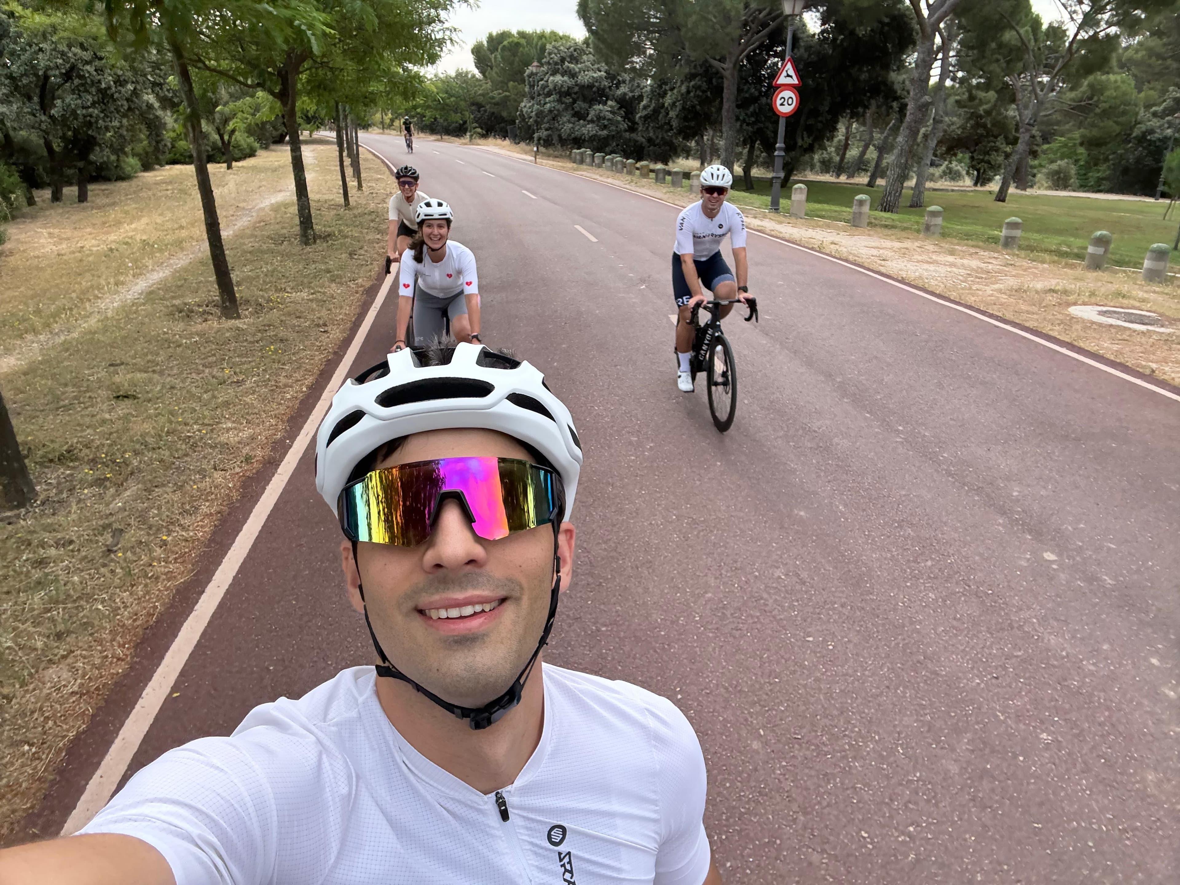 Ciclistas durante una salida